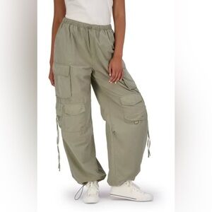 Aeropostale Baggy Parachute Cargo Pants Streetwear Rave Y2K Style Women L
